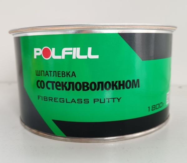 POLFILL / Шпатлевка со стекловолокном GLASS 1,8 кг, с отв. ( 6 )