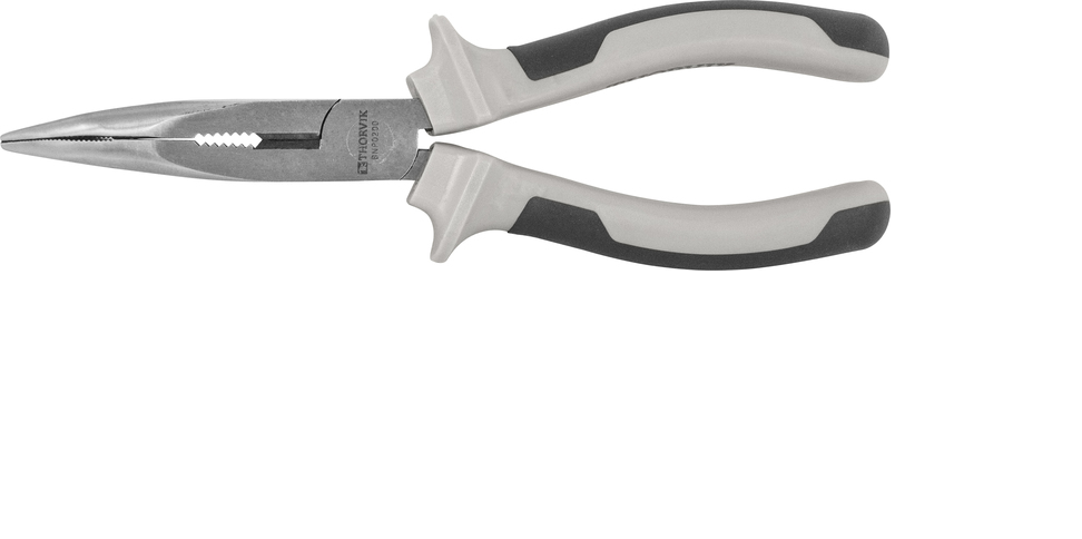 Thorvik / BNP0150 Длинногубцы изогнутые 45° с двухкомпонентными рукоятками, 160 мм (6/60)